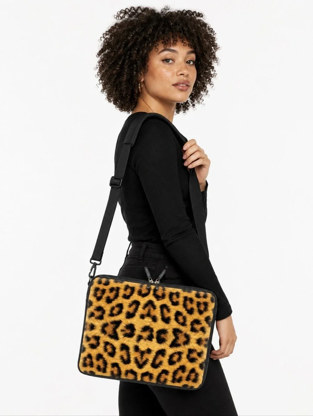Meffort Inc. Neoprene Leopard Print Laptop Carrying Case